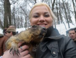 Nadezhda Tokarska keeps Groundhog Timkа