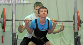 Participant of championship of Ukraine on powerlifting