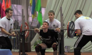 Participant of championship of Ukraine on powerlifting