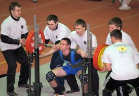 Participant of championship of Ukraine on powerlifting