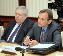 John Tefft and  Carlos Pascual