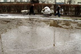 Flooded street