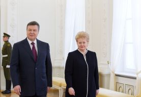 Viktor Yanukovych and Dali Grybauskaite
