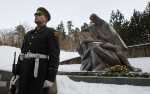 Monument died for Lithuanian independence