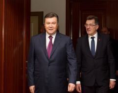 Viktor Yanukovych and Algirdas Butkevicius