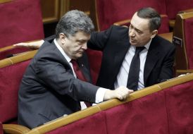 Petr Poroshenko and Nikolay Martynenko