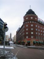 Одна из центральных улиц Хельсинки