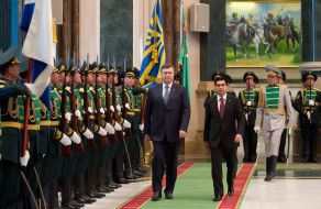 Viktor Yanukovych and Gurbanguly Berdimuhamedov