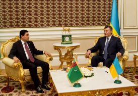 Viktor Yanukovych and Gurbanguly Berdimuhamedov