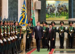 Viktor Yanukovych and Gurbanguly Berdimuhamedov