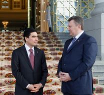 Viktor Yanukovych and Gurbanguly Berdimuhamedov