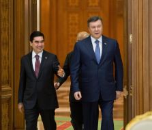 Viktor Yanukovych and Gurbanguly Berdimuhamedov