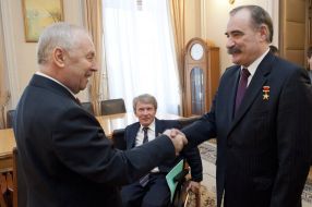 Владимир Рыбак, Валерий Сушкевич и Руслан Аушев