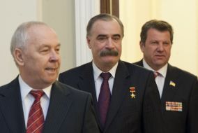 Владимир Рыбак, Сергей Куницын  и Руслан Аушев