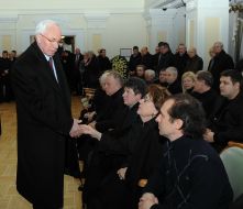 Farewell ceremony with Gennady Udovenko