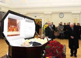 Farewell ceremony with Gennady Udovenko