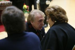 Farewell ceremony with Gennady Udovenko