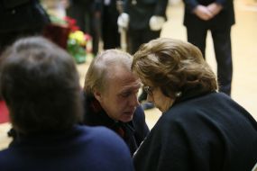 Farewell ceremony with Gennady Udovenko