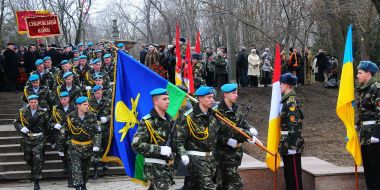 Участники митинга