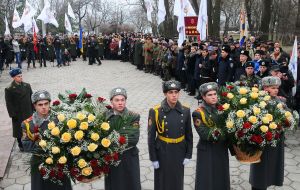 Участники митинга