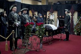 Ceremony of farewell with Valery Babkov