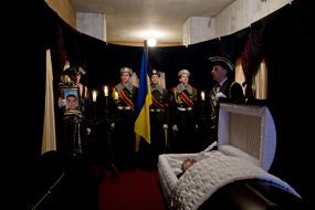 Ceremony of farewell with Sergey Butenko 