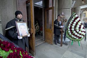 Ceremony of farewell with Sergey Butenko