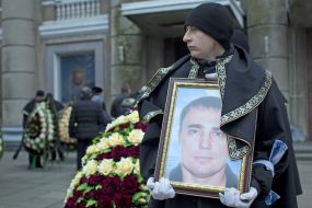 Ceremony of farewell with Sergey Butenko