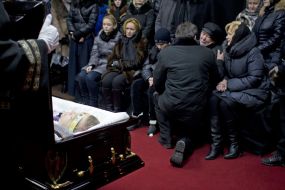 Ceremony of farewell with Valery Babkov