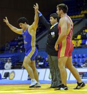 Khadzhimurat Gatsalov and Yevgeniy Kolomiets