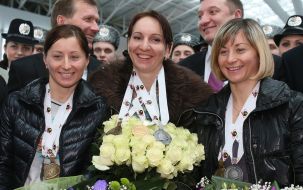 Віта Семеренко, Олена Підгрушна і Валентина Семеренко