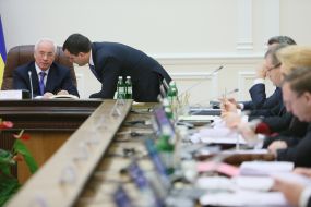 Nykolay Azarov and Vitaliy Zakharchenko
