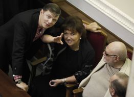 Олег Ляшко, Тетяна Бахтєєва і Ян Табачник