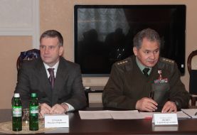 Mikhail Zurabov and Sergey Shoygu