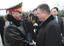Pavel Lebedev and Sergey Shoygu