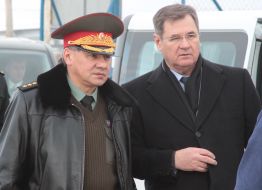 Vladimir Yatsuba and Sergey Shoygu