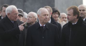Nikolay Azarov, Vladimir Rybak and Aleksandr Popov