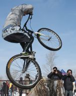 Учасник змагання з велотріалу