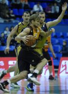 Rihards Kuksiks, Mikhail Anisimov and Denis Yakovlev