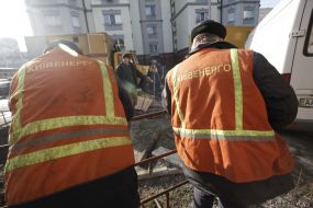 Liquidation of consequences of breach of water-pipe