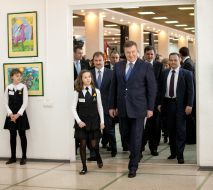 Viktor Yanukovich, Aleksandr Popov and Yuriy Pavlenko