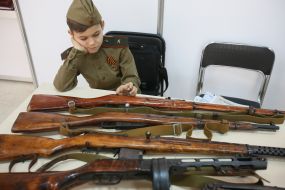 The member of youth public organization "Red star"