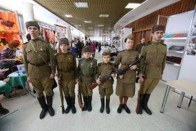 The members of youth public organization "Red star" 