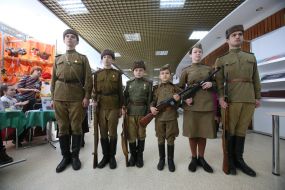 The members of youth public organization "Red star" 