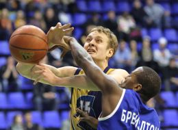 Constantin Anikiyenko, Tyron Breyzelton and Kaspars Tsyprus
