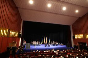 The participants of XII Congress of the "Our Ukraine"