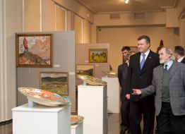 Viktor Yanukovich and Petr Pechorniy