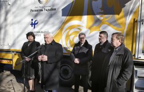 Participants of run mobile medical complex