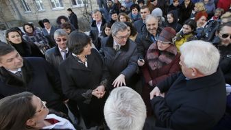 Participants of run mobile medical complex