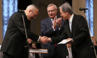 Aleksandr Zlotnik, Sakata Toyichi and Leonid Novokhatko